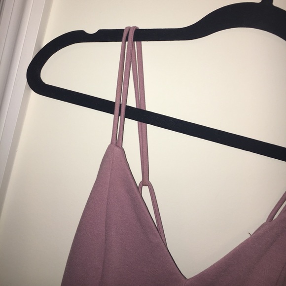 Windsor Light Purple Formal V Neck Dress - Picture 4 of 7